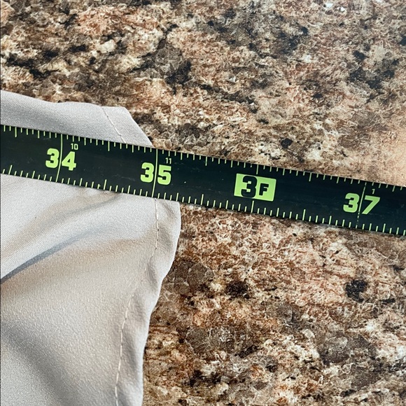 Speed Control Cream Button-Front Drawstring High-Low Shirt Dress - Picture 10 of 11